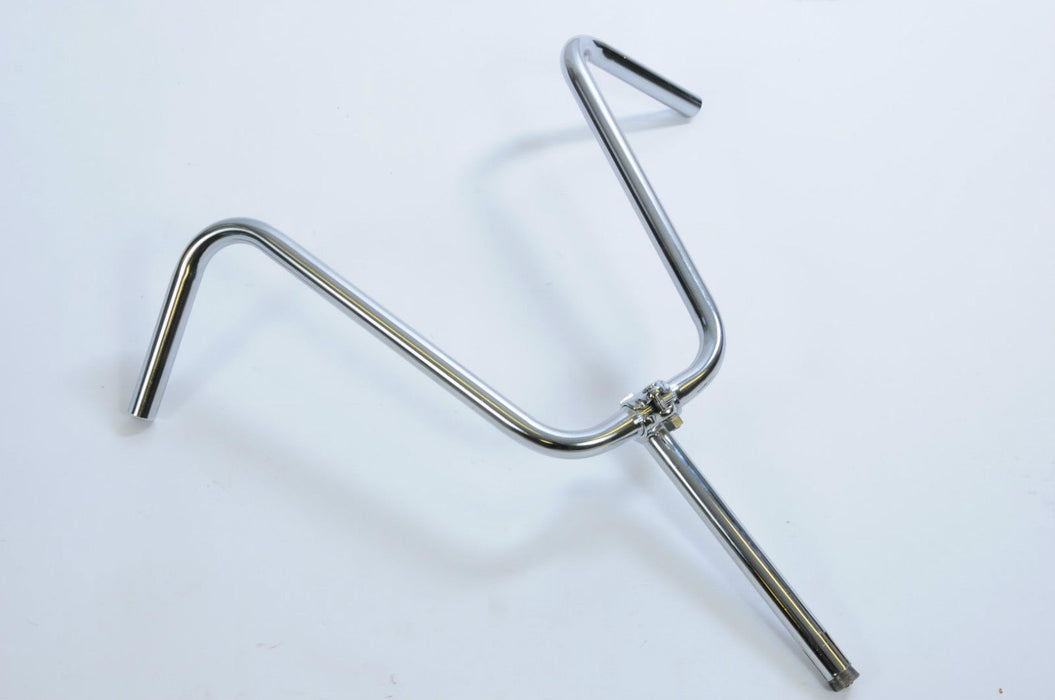 RALEIGH CHOPPER MK I HANDLEBARS ATTACHED TO HANDLEBAR STEM NEW REPRODUCTION