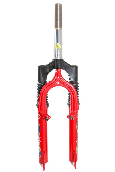 TOPGUN 20” WHEEL SUSPENSION FORK FOR JUNIOR MTB-ATB RED-BLACK REDUCED