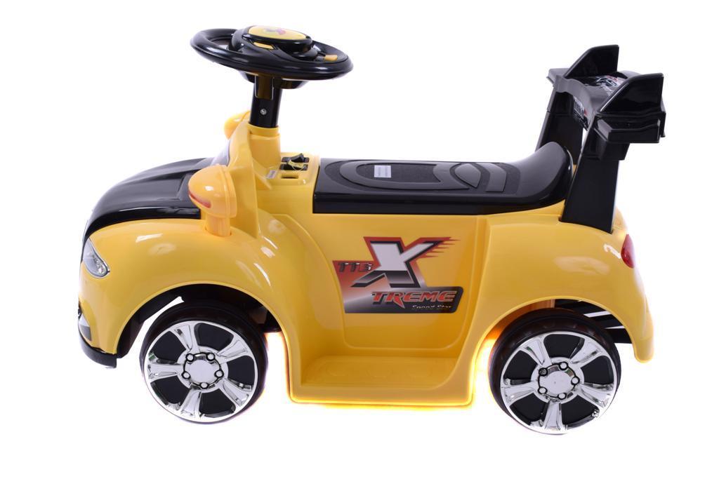 ELECTRIC KIDDIES RIDE-ON SPORTS CAR ZPV001 'EXTREME’ 15watt BATTERY MOTOR YELLO