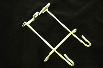 SPENCER WIRE BASKET HANDLEBAR HANGER ,HOLDER,HOOK FOR ATTACHING BASKET WHITE - Bankrupt Bike Parts