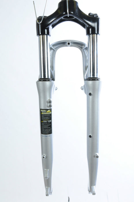 RST NEON T SILVER  700c 28" PRE-LOAD SUSPENSION FORK 1 1-8” V OR DISC BRAKE BARG