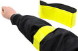 2 x 50mm WIDE HI VIZ YELLOW REFLECTIVE ARMBAND SAFETY CYCLING,JOGGING - Bankrupt Bike Parts