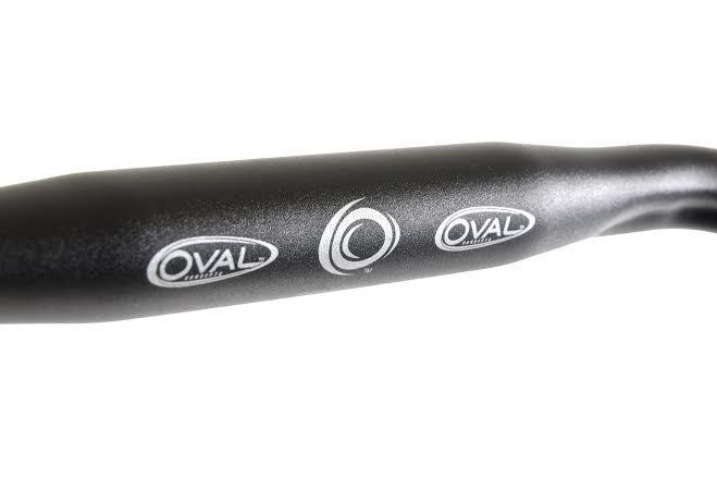 OVAL CONCEPTS R100 ANATOMICAL ROAD BIKE-FIXIE HANDLEBAR LIGHT 6061 ALLOY BLACK