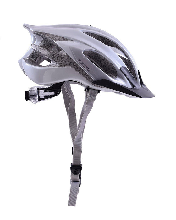 GIANT IXION TRAIL TOP QUALITY CYCLE HELMET SMALL-MEDIUM 51-54cm SILVER & WHITE