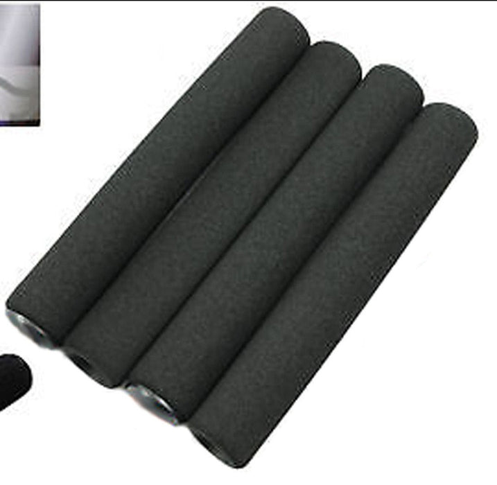 PACK OF 4 SPORTS BIKE BICYCLE UNIVERSAL FOAM HANDLEBAR GRIPS – BLACK