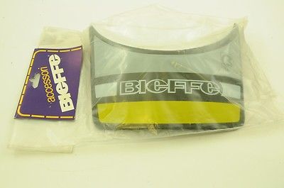 OLD SCHOOL BMX 80`s MADE BIEFFE BLACK HELMET SHIELD VISOR GUARD NEW OLD STOCK