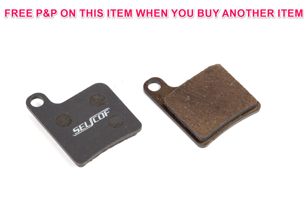 SELCOF SEMI METALLIC DISC BRAKE PADS FOR GIANT MPH 2001-2005, S-221 - Bankrupt Bike Parts