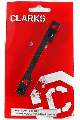 CLARKS 203mm ROTOR DISC BRAKE POST MOUNT BRACKET ADAPTOR CONVERTER 32008D