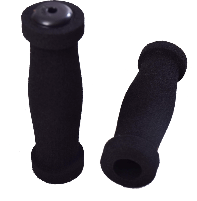 Wholesale Job Lot - Twenty Pairs Bike Foam Sponge Handlebar Grips With Bar End Plugs Black