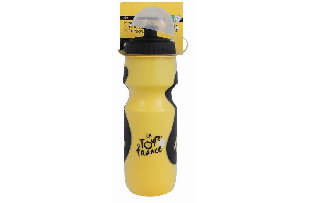 Tour De France Cycling Running 700ml Drinks Bottle Yellow-Black Buy 1 Get 1 Free