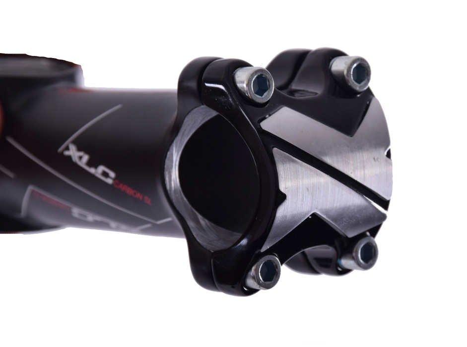 XLC Carbon Alloy SL Bike 120mm A-Head Stem 31.8mm 8 Degree Rise Black Lightweight