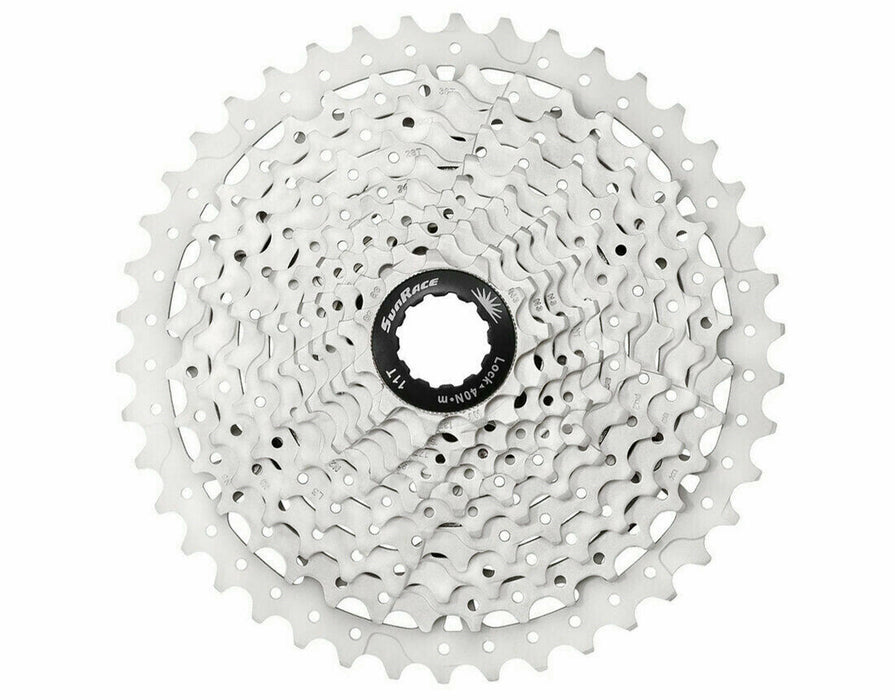 Shimano & Sram Compatible Sunrace 11- 42 Teeth 10 Speed MTB Mountain Bike Cassette Choose MX3 Black Or MX3 Silver