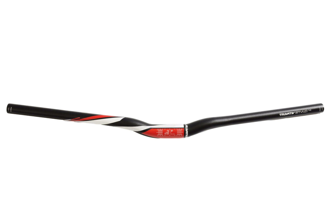 TRUVATIVE STYLO 700mm WIDE DOWNHILL MTB HANDLEBAR 15mm RISE BLAST BLACK 40% OFF