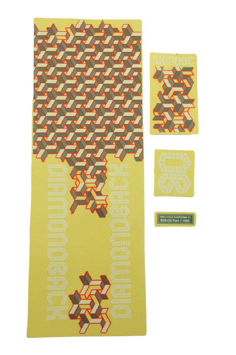 Diamond Back Skindog BMX Decal Set From Model Year 2011 Transfer Set Few Only
