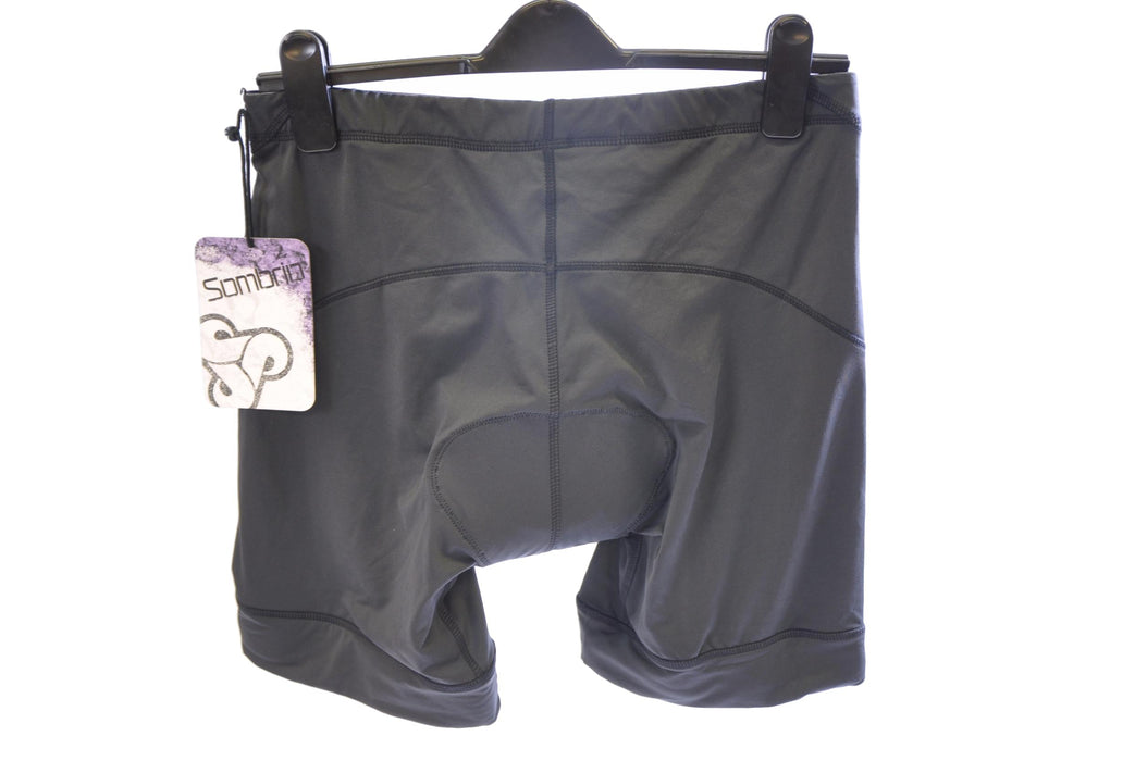 Sombrio Standard Black Ergo Italian Shorts Large Blacktastic With Chamois