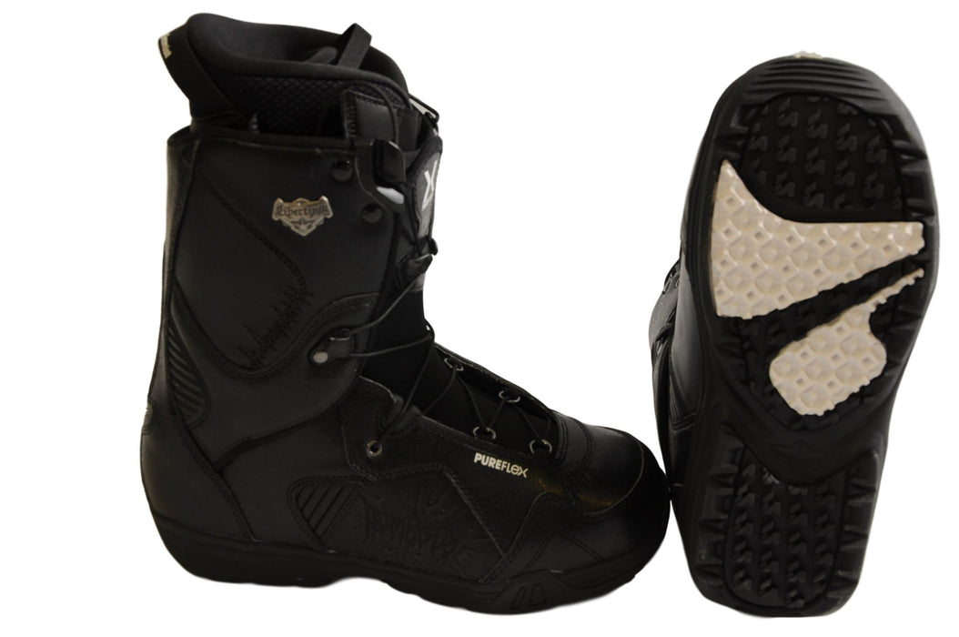 Rome SDS Libertine Pureflex Snowboard Boots UK 7 Black – RRP: £185