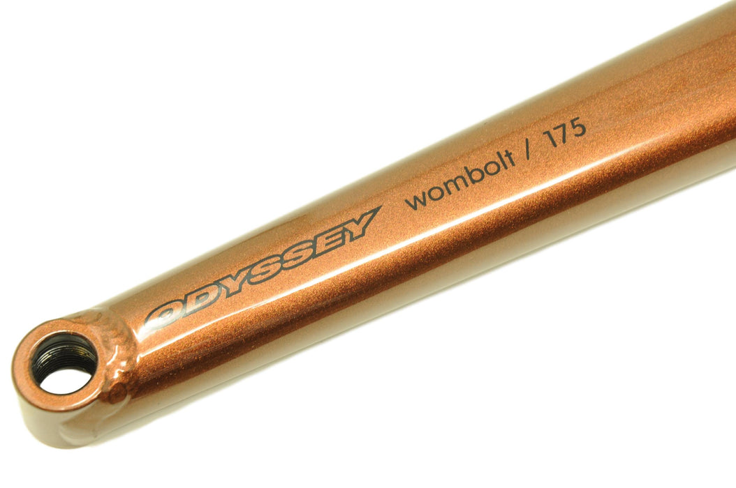Odyssey Wombolt BMX Crank Arm Set - Metallic Brown - 175mm Cranks