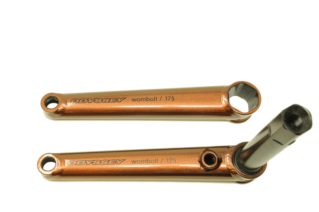 Odyssey Wombolt BMX Crank Arm Set - Metallic Brown - 175mm Cranks