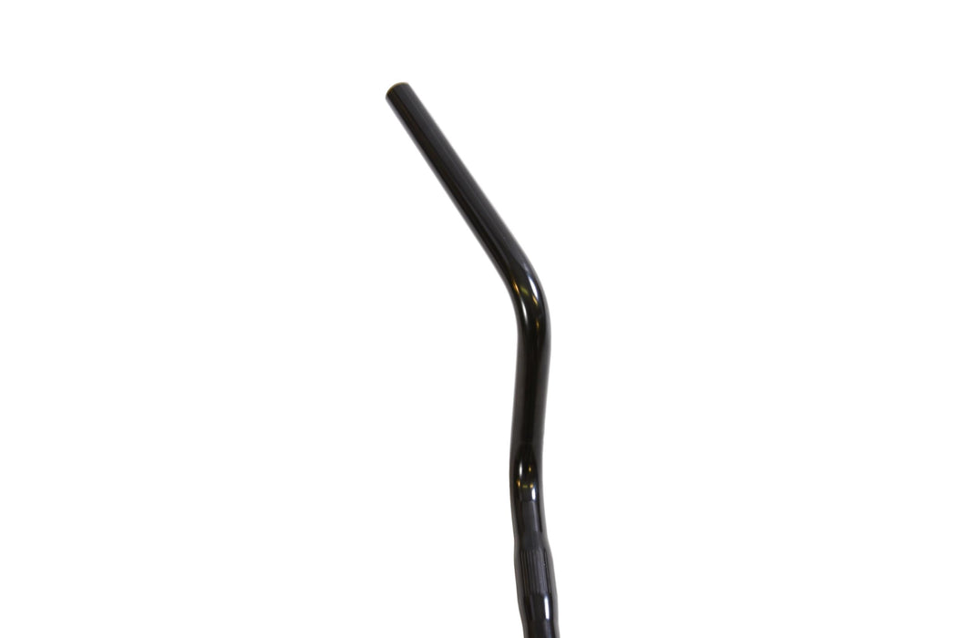 SIT UP HIGH BIKE RIDING POSITION 5“ (120mm) RISE, COMFORT HANDLEBARS 660mm WIDE BLACK