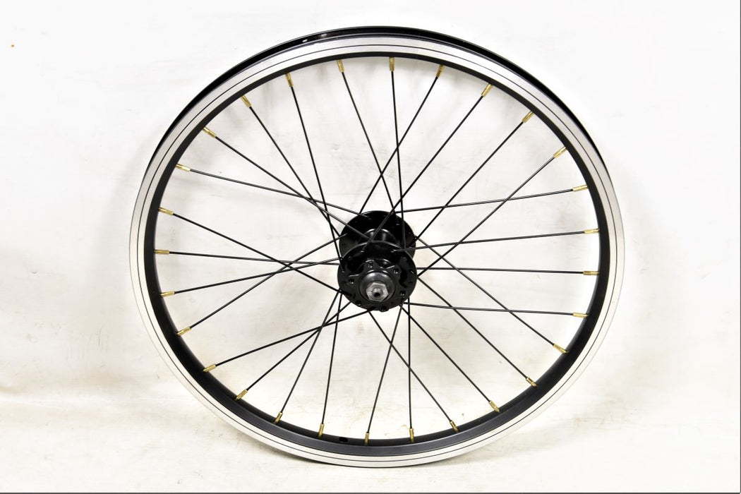 20x 1.75 DISC BRAKE FRONT WHEEL BLACK RIM BMX KIDS BIKE FOLDER CYCLE