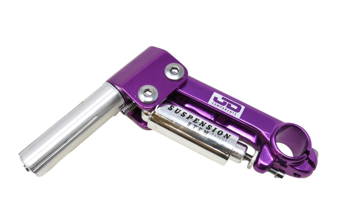TRANZ X JD COMPONENTS MTB ATB SUSPENSION HANDLEBAR STEM 22.2mm-25.4mm PURPLE