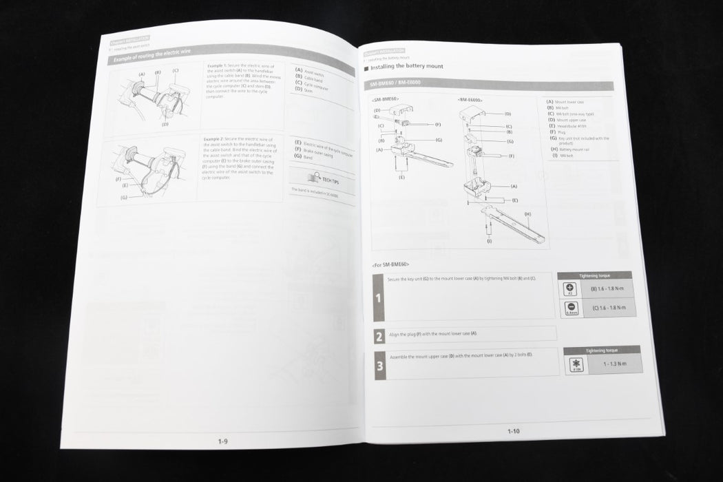 Shimano Steps E6000 Series E Bike Dealers Manual DM-SP0001-13 Few Only Available