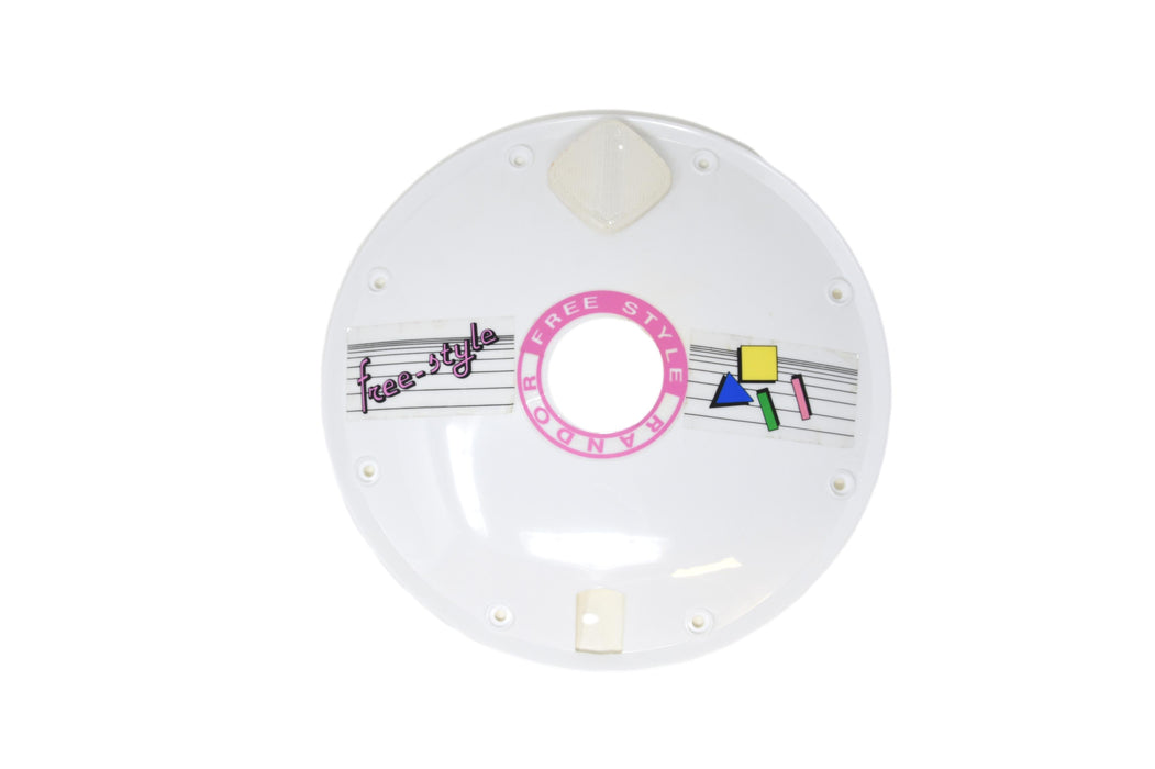 FULL SET OF WHITE BMX WHEEL DISC’s (4) FOR ANY 20” WHEEL CYCLE CHOICE OF STICKER