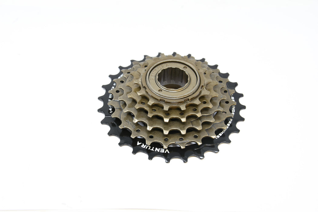 5 SPEED INDEX 14-28 FREEWHEEL,SPROCKET,SCREW ON CASSETTE, 5,10 OR 15 SPEED MTB