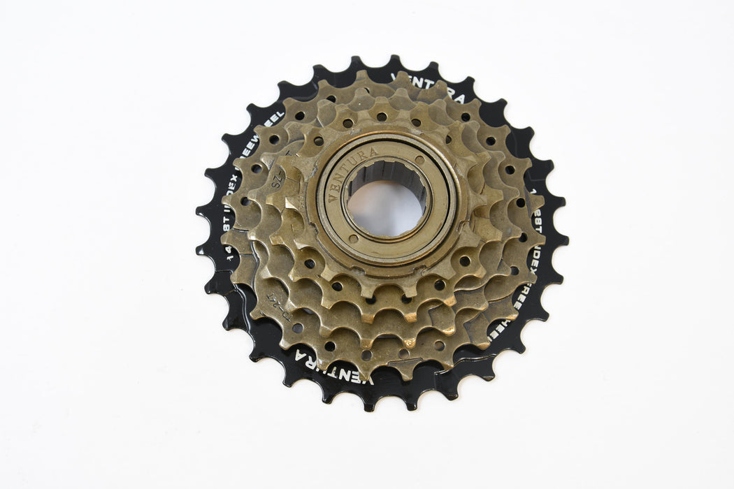 5 SPEED INDEX 14-28 FREEWHEEL,SPROCKET,SCREW ON CASSETTE, 5,10 OR 15 SPEED MTB