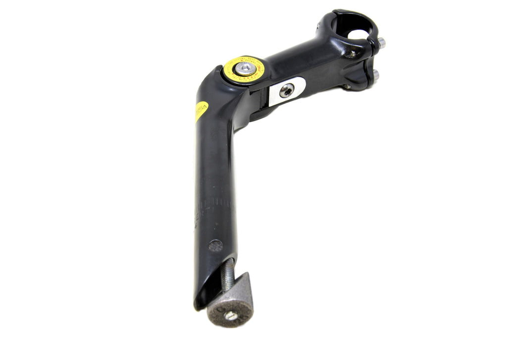 Sit Up High Bike Riding 25.4mm Adjustable Handlebar Stem,0-50 Deg Oversize 31.8mm Bar