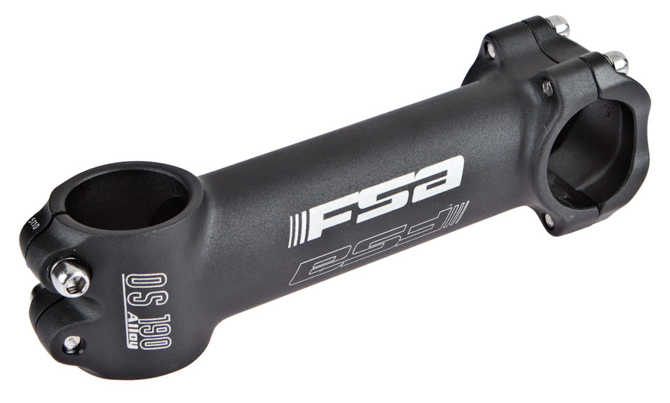 FSA OS 190 A-HEAD 28.6mm (1 1-8") HANDLEBAR STEM 120mm REACH,6 DEGREE RISE BLACK