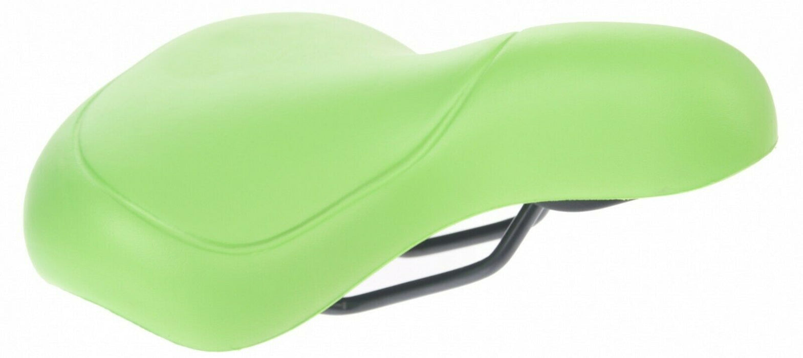 Green Super Comfort Wide Eva Soft Padded Bicycle Saddle Ladies - Men's Bike Seat