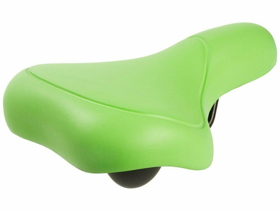 Green Super Comfort Wide Eva Soft Padded Bicycle Saddle Ladies - Men's Bike Seat