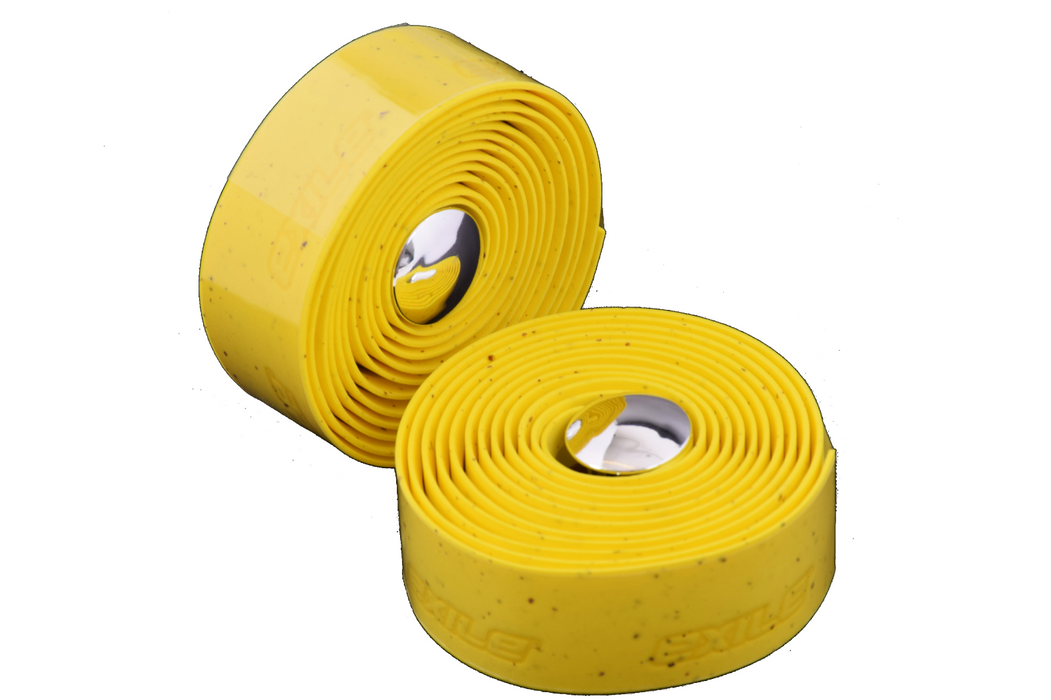 CLAUD BUTLER EXILE EVA FOAM CORK RACING ROAD BIKE COMFORT HANDLEBAR GRIP TAPE YELLOW PAIR