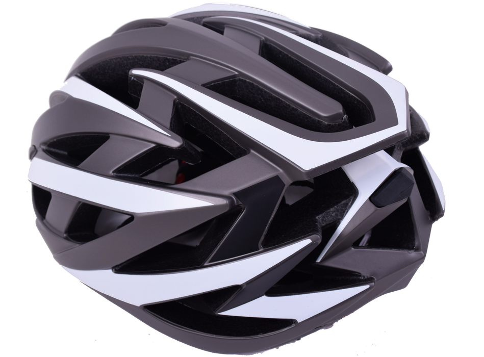 CLAUD BUTLER STRADA ROAD CYCLING 24 VENT LIGHT AERO HELMET 54-58CM GREY-WHITE