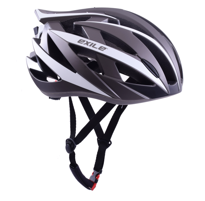 CLAUD BUTLER STRADA ROAD CYCLING 24 VENT LIGHT AERO HELMET 54-58CM GREY-WHITE