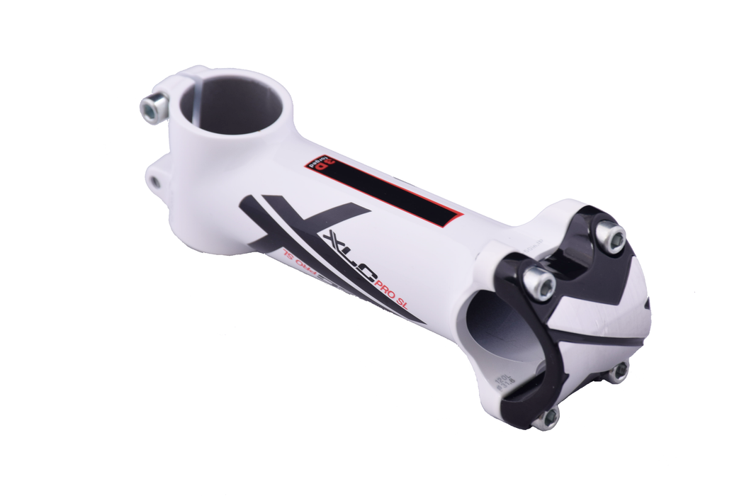 RALEIGH XLC PRO SL A-HEAD ROAD - MTB BIKE STEM XLC PRO SL 1 1-8" LIGHTWEIGHT ROAD BIKE - MTB A-HEAD STEM 31.8MM WHITE & BLACK 120mm