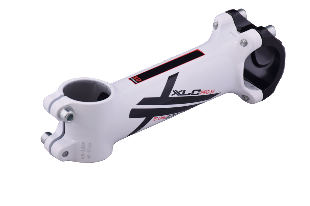 RALEIGH XLC PRO SL A-HEAD ROAD - MTB BIKE STEM XLC PRO SL 1 1-8" LIGHTWEIGHT ROAD BIKE - MTB A-HEAD STEM 31.8MM WHITE & BLACK 120mm