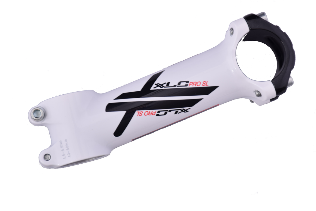 RALEIGH XLC PRO SL A-HEAD ROAD - MTB BIKE STEM XLC PRO SL 1 1-8" LIGHTWEIGHT ROAD BIKE - MTB A-HEAD STEM 31.8MM WHITE & BLACK 120mm