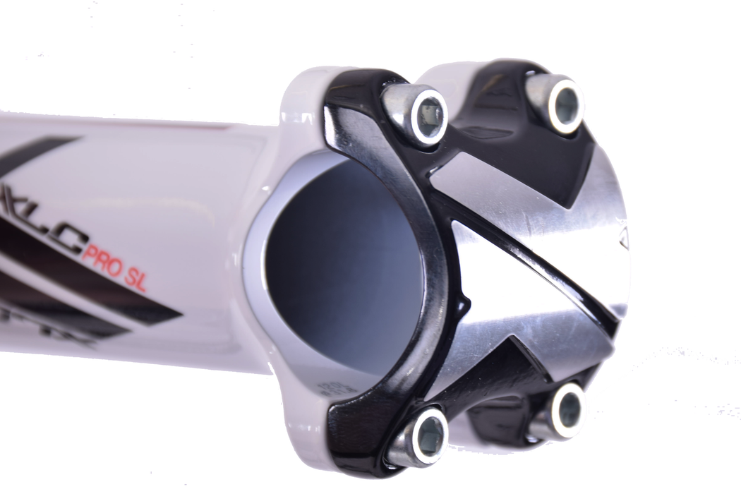 RALEIGH XLC PRO SL A-HEAD ROAD - MTB BIKE STEM XLC PRO SL 1 1-8" LIGHTWEIGHT ROAD BIKE - MTB A-HEAD STEM 31.8MM WHITE & BLACK 120mm