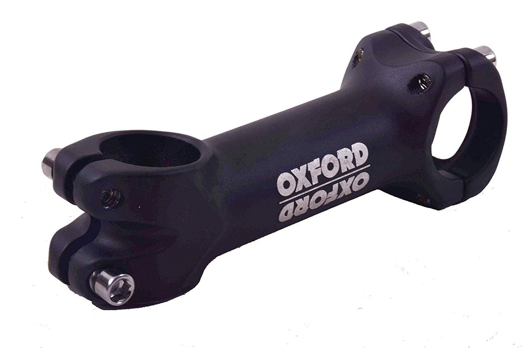 Oxford MTB Alloy A-head Ahead Handlebar Stem 110mm Long 1 1-8", 31.8mm Diameter Black