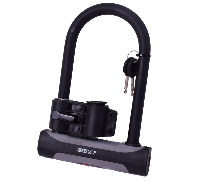 ANTI-THEFT BIKE HEAVY DUTY SHACKLE D-LOCK CLAUD BUTLER REINFORCED 180mm x 245mm