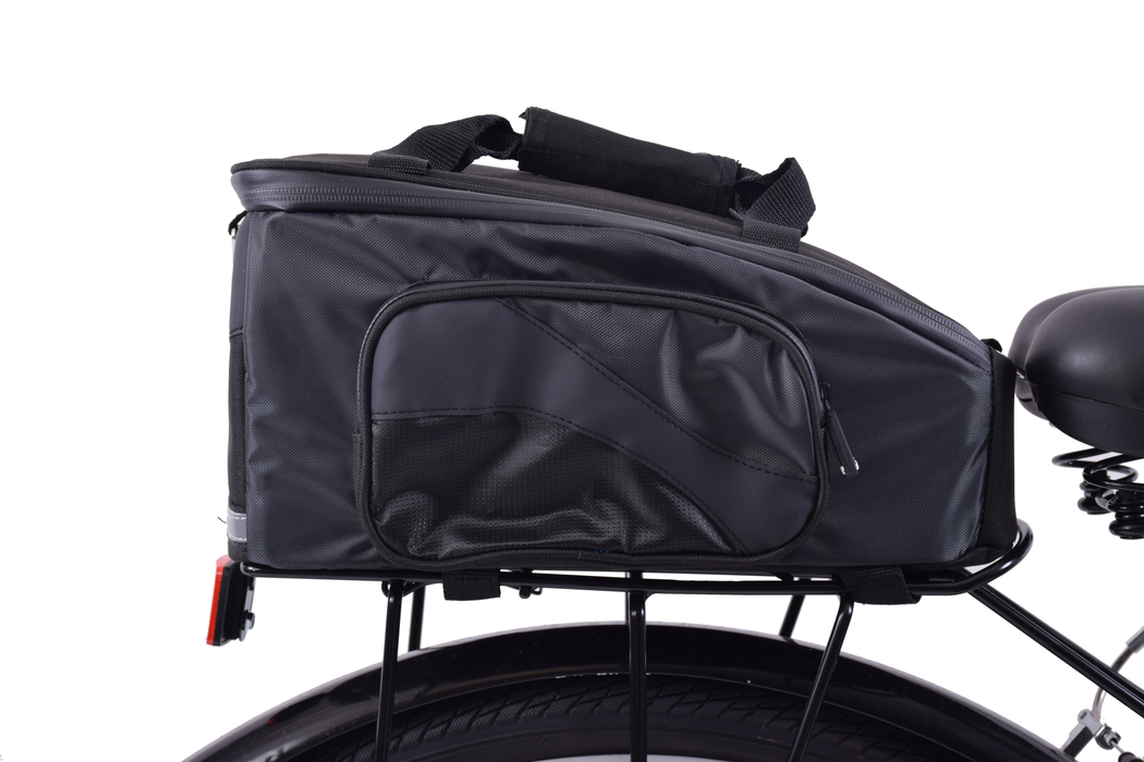 XLC BIKE CARRIER FITTING TOP BOX PANNIER BAG, DOUBLES AS A SHOULDER BAG 15 LITRE WATER RESISTANT