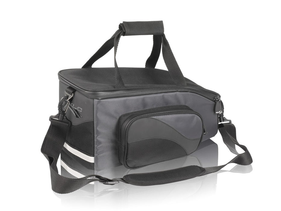 XLC BIKE CARRIER FITTING TOP BOX PANNIER BAG, DOUBLES AS A SHOULDER BAG 15 LITRE WATER RESISTANT