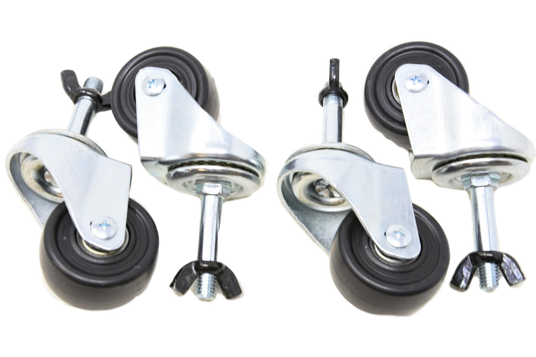 Freshpark Skateboard Ramp Wheel Kit 4 New Caster Wheels Makes Ramps Very Mobile