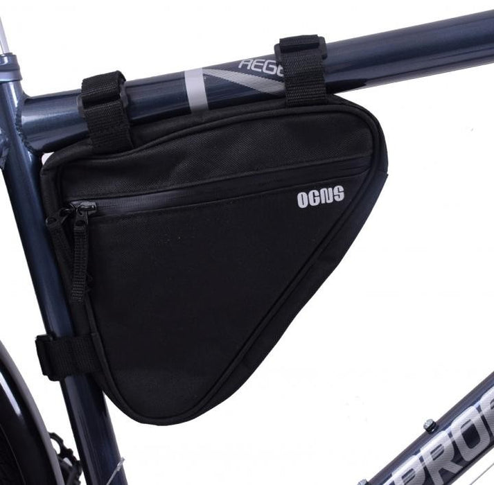 OGNS DELTA MENS BIKE TRIANGULAR 'SNUG' FIT CYCLE FRAME BAG 1 LITRE CAPACITY BLACK