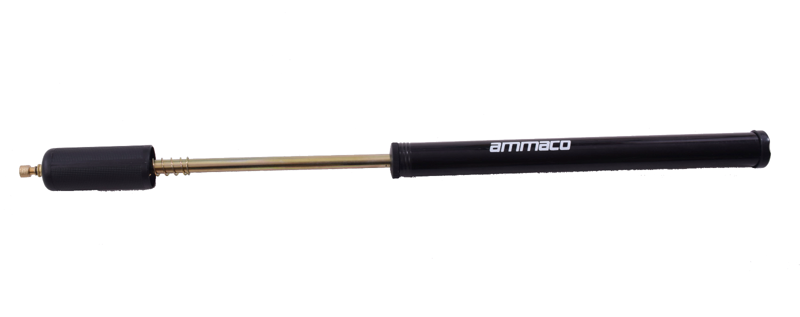 AMMACO “FAT BOY” PLASTIC 15" BIKE PUMP TRADITIONAL TYPE WITH DUAL CONNECTOR SUITS ALL VALVES BLACK