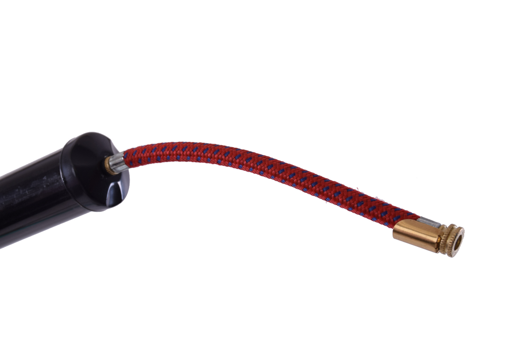 AMMACO “FAT BOY” PLASTIC 15" BIKE PUMP TRADITIONAL TYPE WITH DUAL CONNECTOR SUITS ALL VALVES BLACK