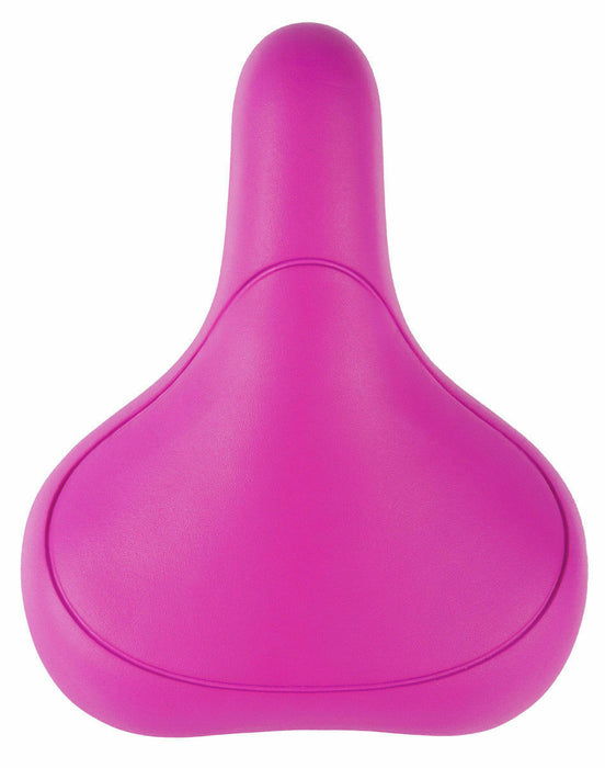 Pink Super Comfort Wide Eva Soft Padded Bicycle Saddle Ladies - Men's Bike Seat