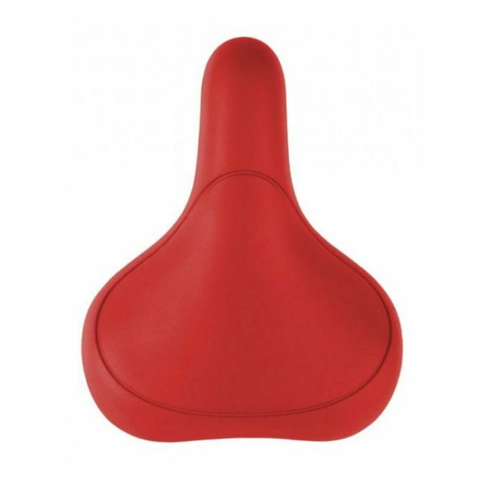 Red Super Comfort Wide Eva Soft Padded Bicycle Saddle Ladies - Men's Bike Seat